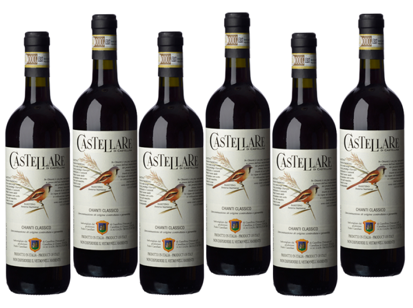 castellare di castellina castellare di castellina vino rosso chianti classico 2022 docg 75 cl 6 bottiglie