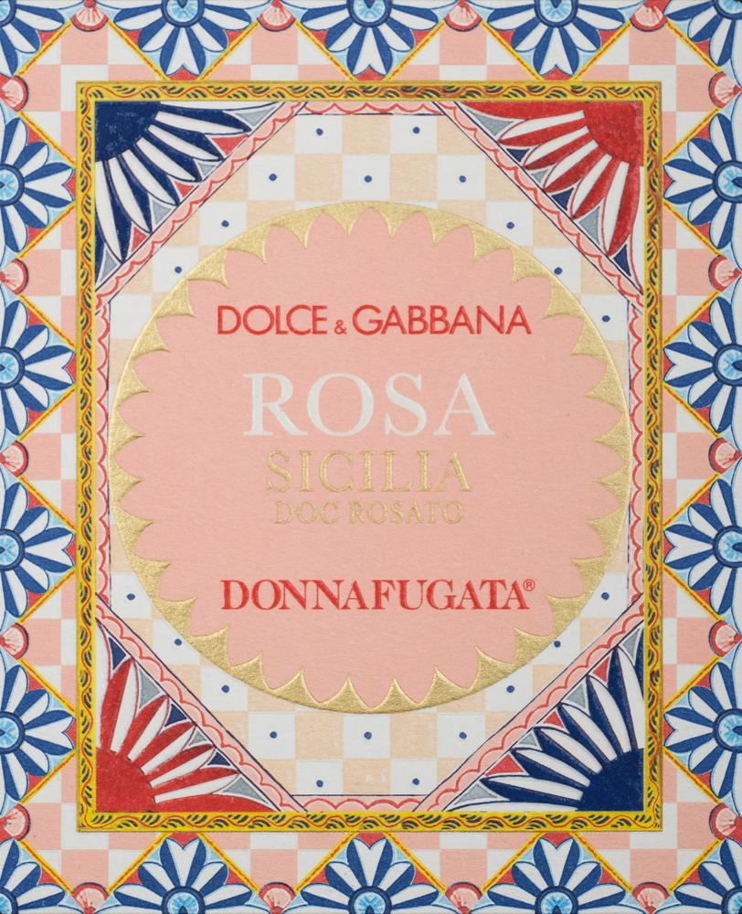 donnafugata donnafugata rose'dolce e gabbana sicilia vino rosato 2023 doc 75 cl