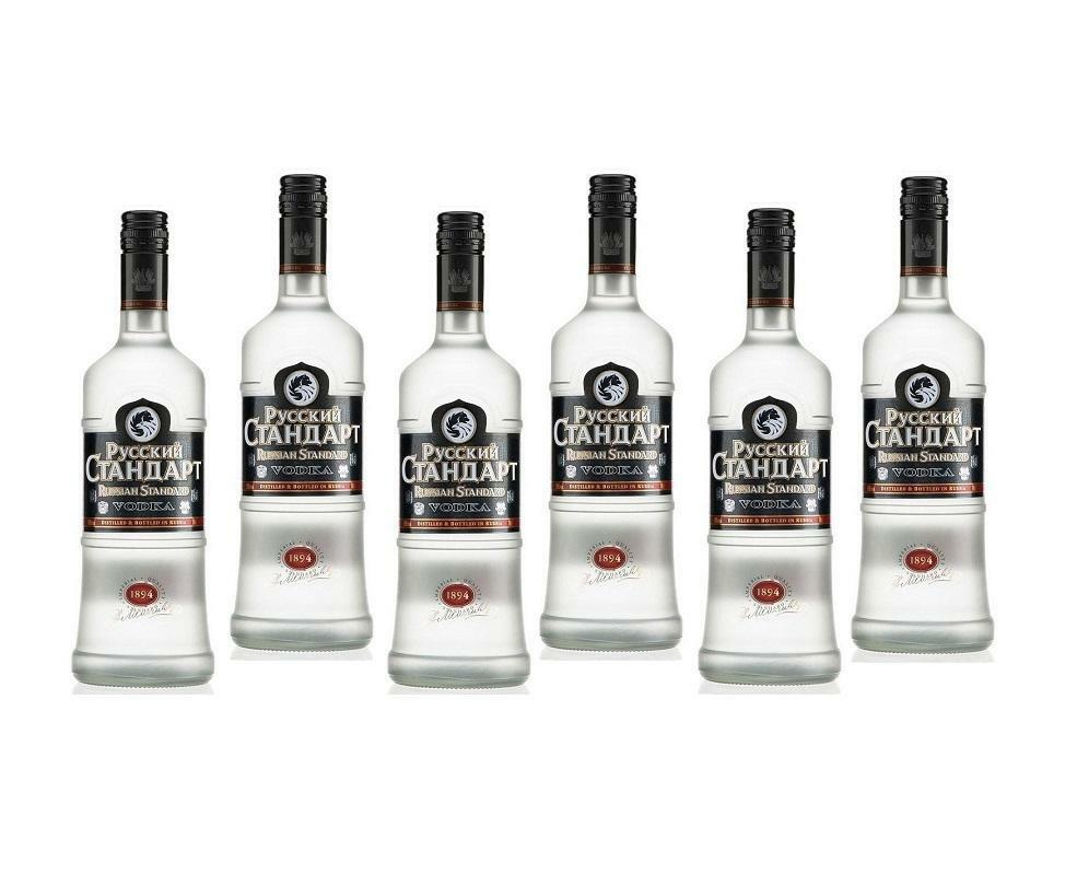 russian standard russian standard vodka 1 litro 6 bottiglie