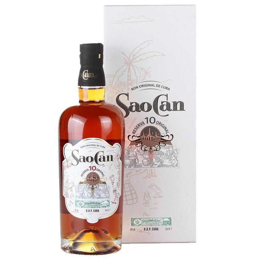 sao can sao can ron reserva 10 anni ron original 70 cl in astuccio