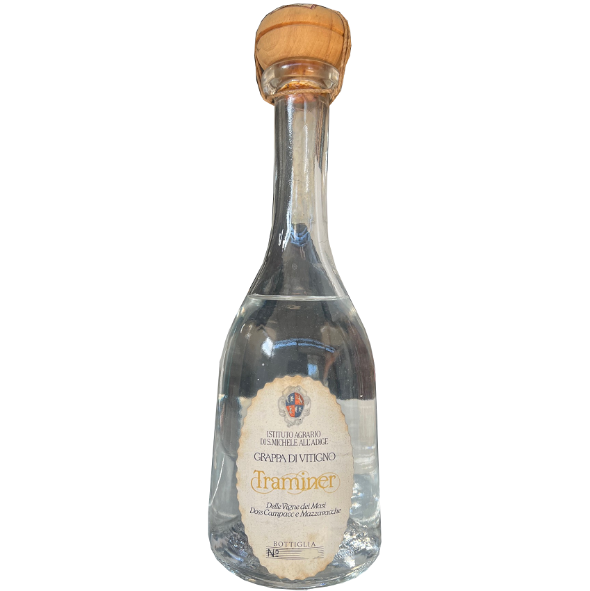 istituto agrario di san michele all'adige istituto agratio di san michele all'adige grappa di vitigno traminer 50 cl