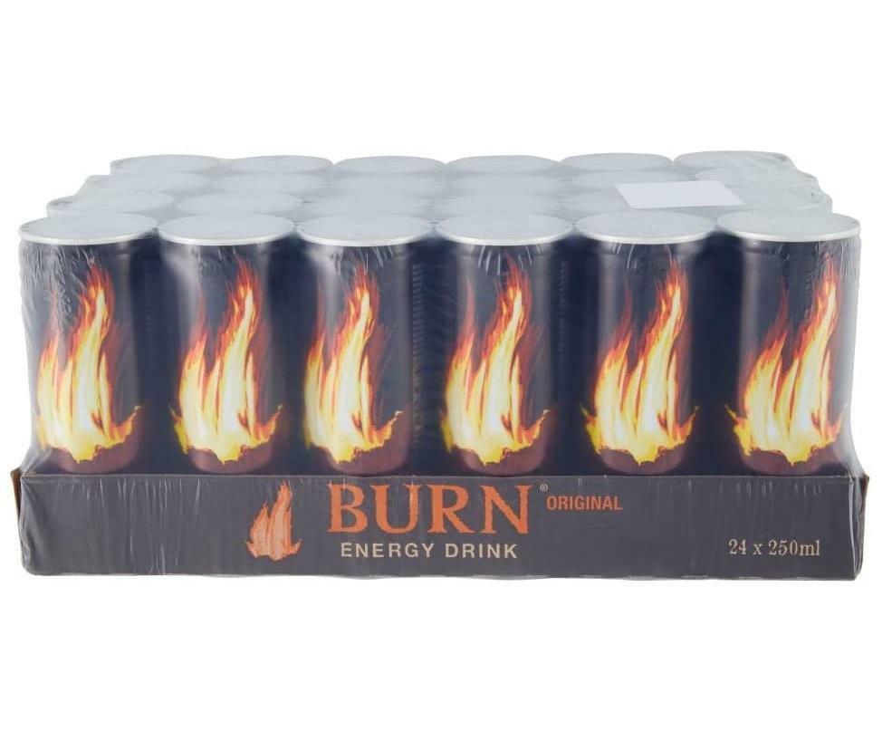 burn burn energy drink original 250 ml 24pz - foto 1