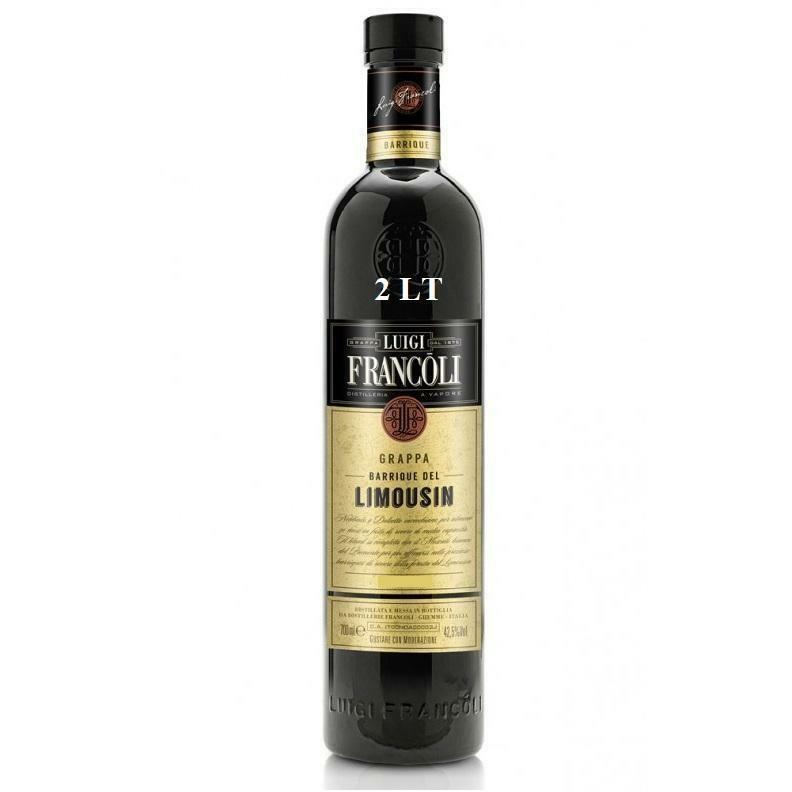 luigi francoli luigi francoli grappa barrique del limousin piemonte magnum 2 lt