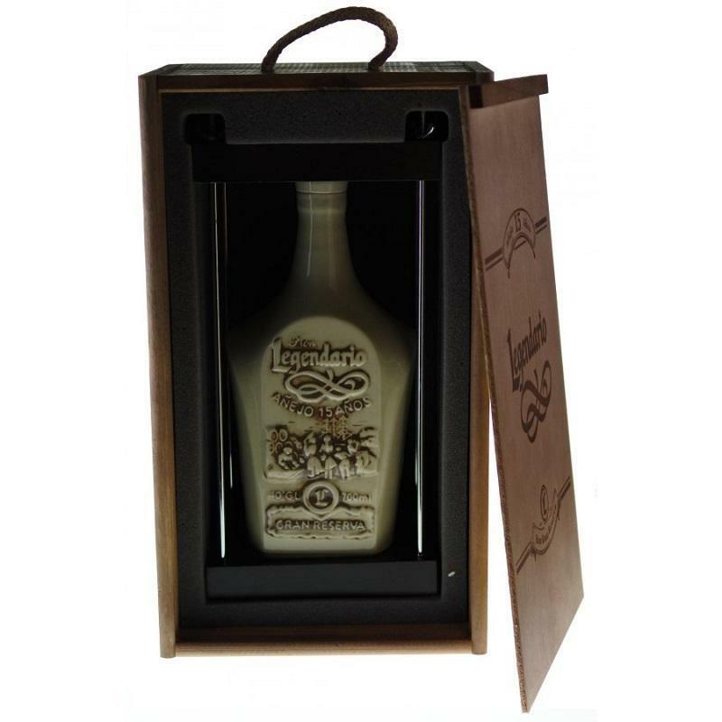 legendario rum legendario anejo gran riserva 15 anni edition limitata 70cl in astuccio di legno