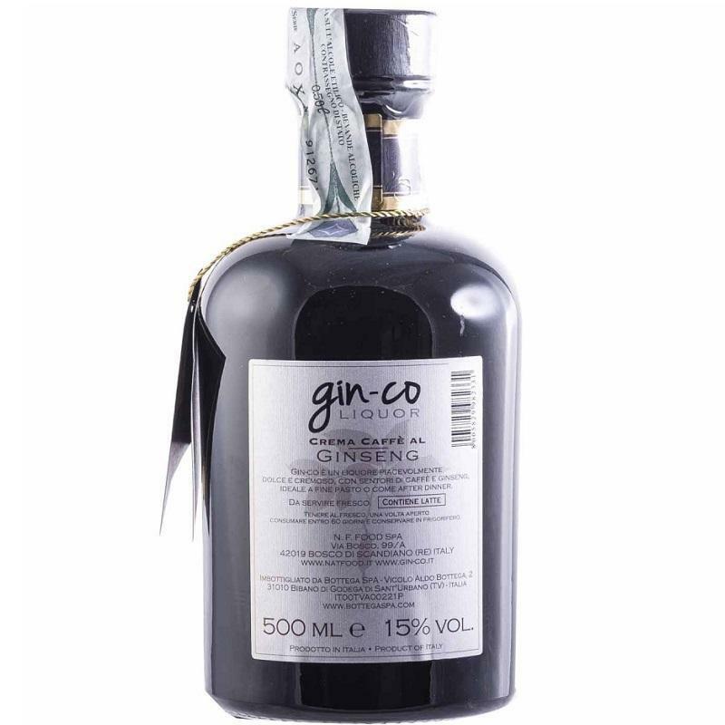 natfood natfood gin-co  ginco liquor crema caffe al ginseng 50 cl