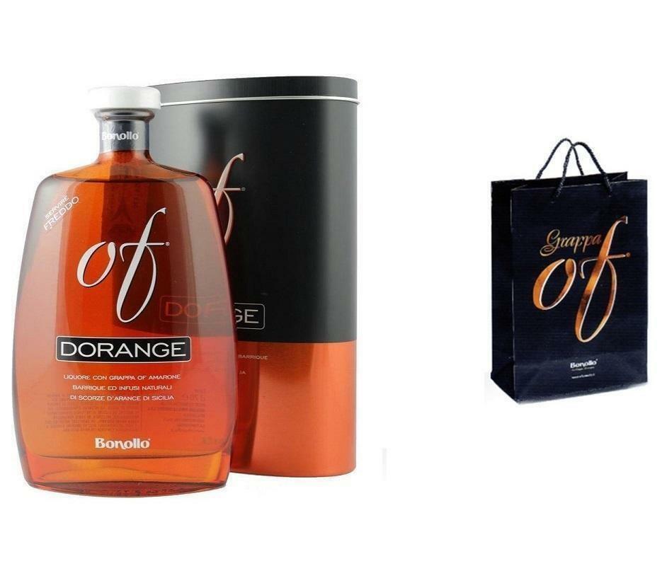 bonollo bonollo grappa dorange 70 cl in astuccio + busta regalo - foto 1