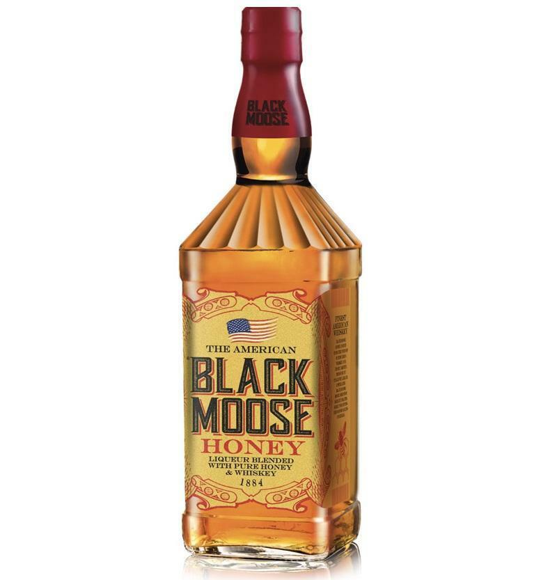 black moose black moose the american whiskey blended honey whiskey 1 lt - foto 1