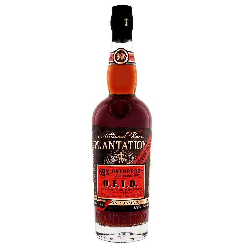 plantation plantation artisanal rum overproof 69% o.f.t.d. - foto 1