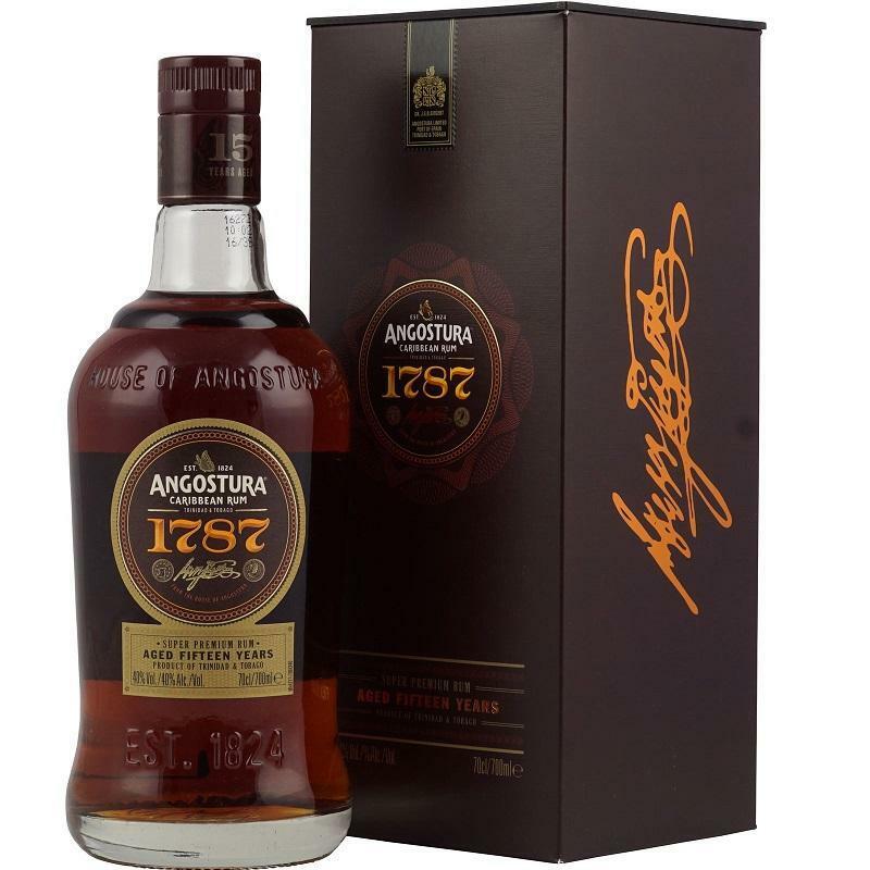 angostura angostura 1787 carribean super premium rum aged 15 years 70 cl