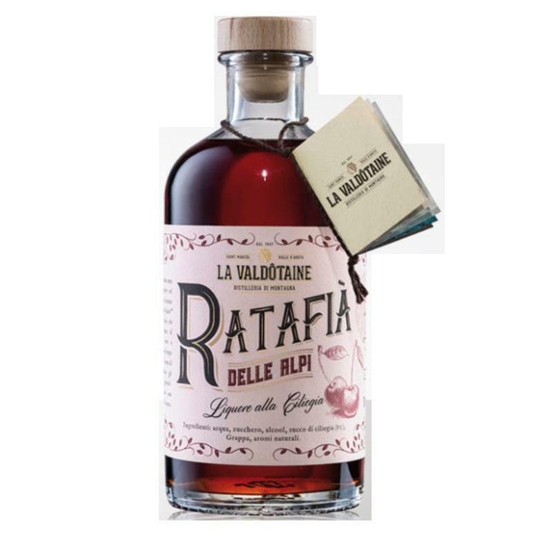 la valdotaine la valdotaine ratafia' delle alpi liquore alla ciliegia 70 cl