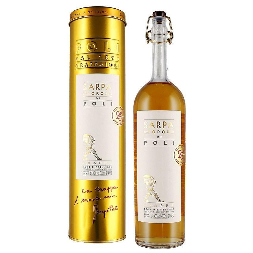 poli poli sarpa oro special edition  25 anniversario 70 cl in astuccio