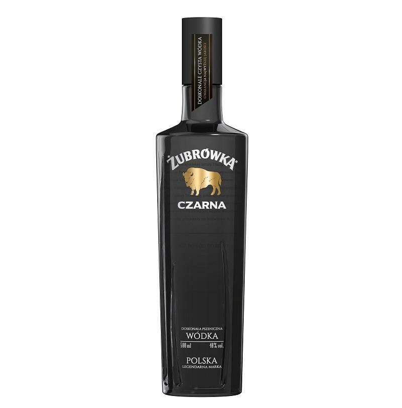 zubrowka zubrowka czarna polska vodka 1 lt