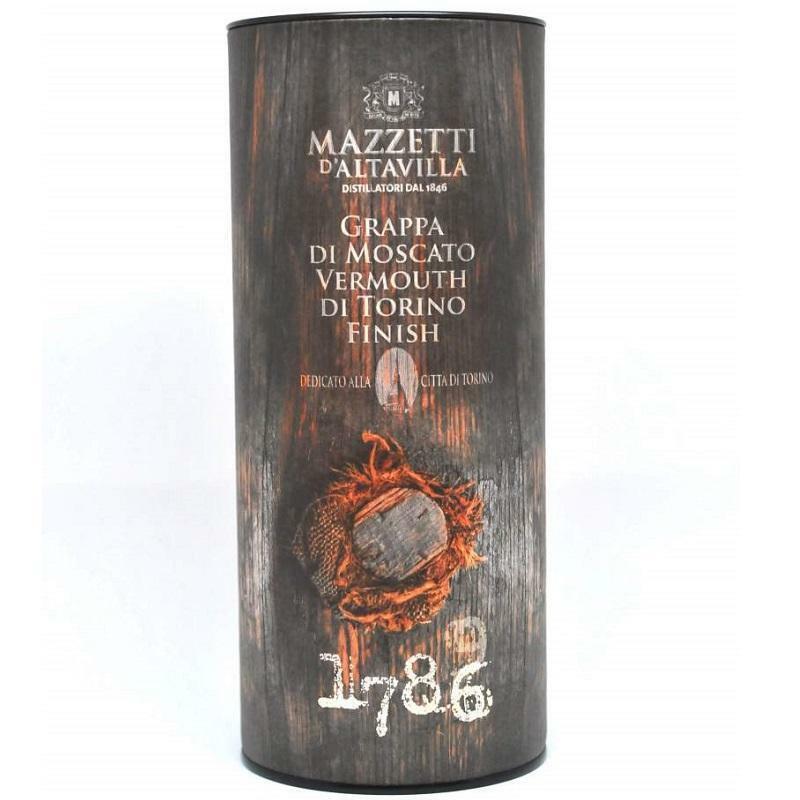 mazzetti d'altavilla mazzetti d'altavilla 1786 grappa di moscato vermouth di torino finish 50 cl