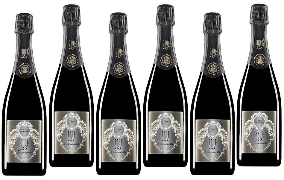 fratelli berlucchi fratelli berlucchi franciacorta brut 25 6 bottiglie da 75 cl - foto 1