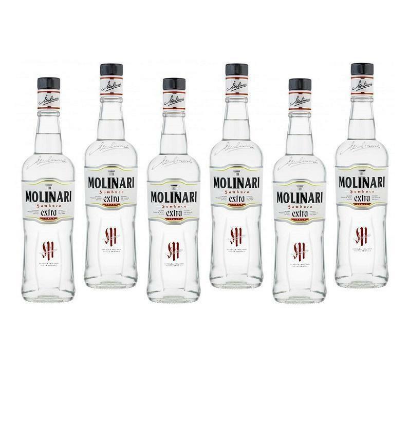 molinari molinari sambuca  6 bottiglie da 70 cl