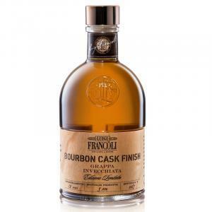 Grappa invecchiata bourbon cask finish edizione limitata 50 cl in astuccio