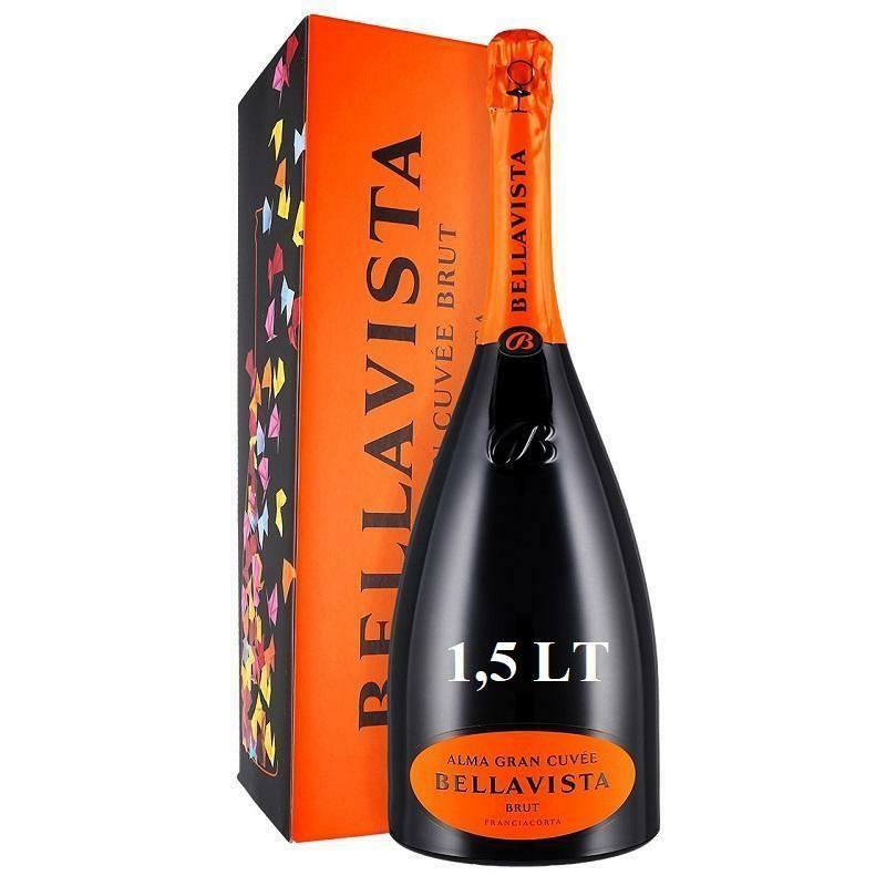 bellavista bellavista alma gran cuvee brut  docg franciacorta in astuccio 1,5 lt