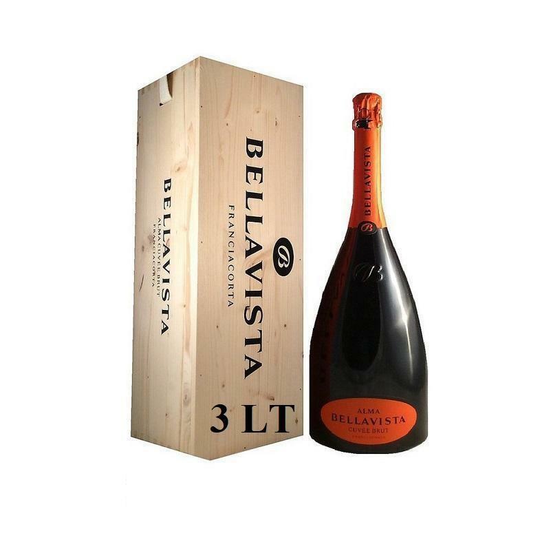 bellavista bellavista alma gran cuvee brut  docg franciacorta in astuccio 3 lt jeroboam