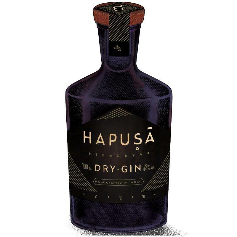 hapusa hapusa himalayan dry gin handcrafted in india 70 cl