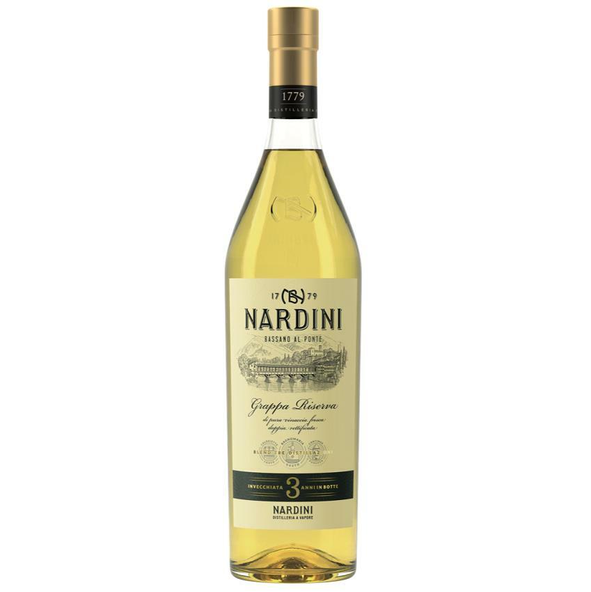 nardini nardini aquavite di pura vinaccia doppia rettifica riserva 3 anni bassano 1 lt 50% - foto 1