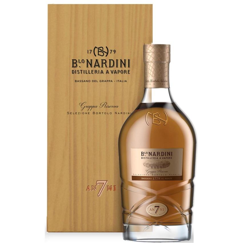 nardini grappa riserva selezione bortolo nardini 7 anni 70 cl in astuccio